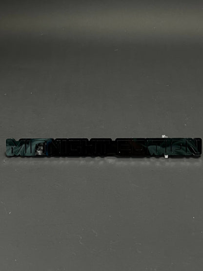 1PC MIDNIGHT EDITION 3D Acrylic Badge - Car Truck Emblem Fender Sticker