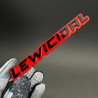 1PC LEWICIDAL 3D Acrylic Badge - Car Truck Emblem Fender Tailgate Trunk Sticker