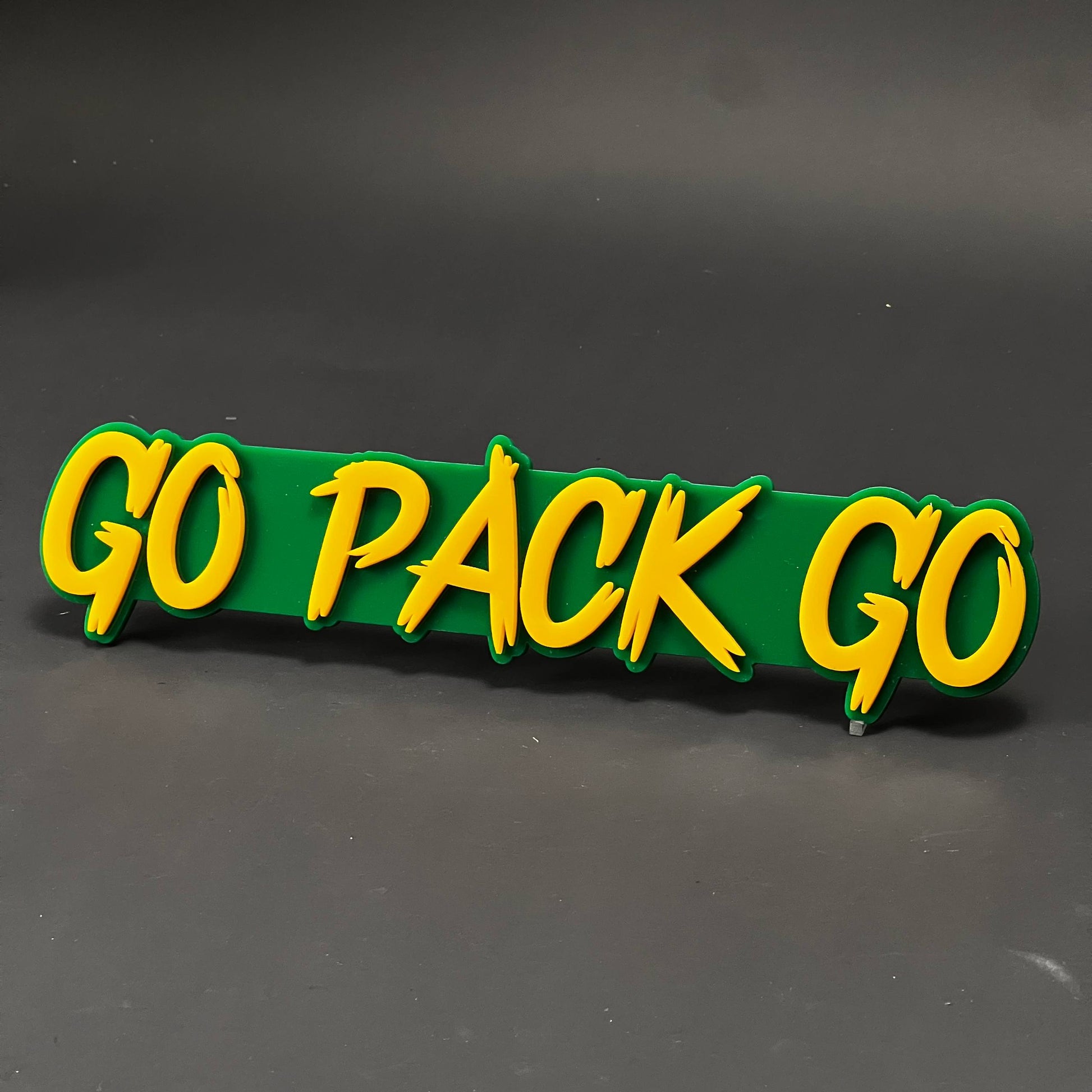 1PC GO PACK GO 3D Acrylic Badge - Car Truck Emblem Fender Tailgate Trunk Sticker