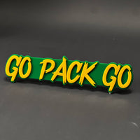 1PC GO PACK GO 3D Acrylic Badge - Car Truck Emblem Fender Tailgate Trunk Sticker