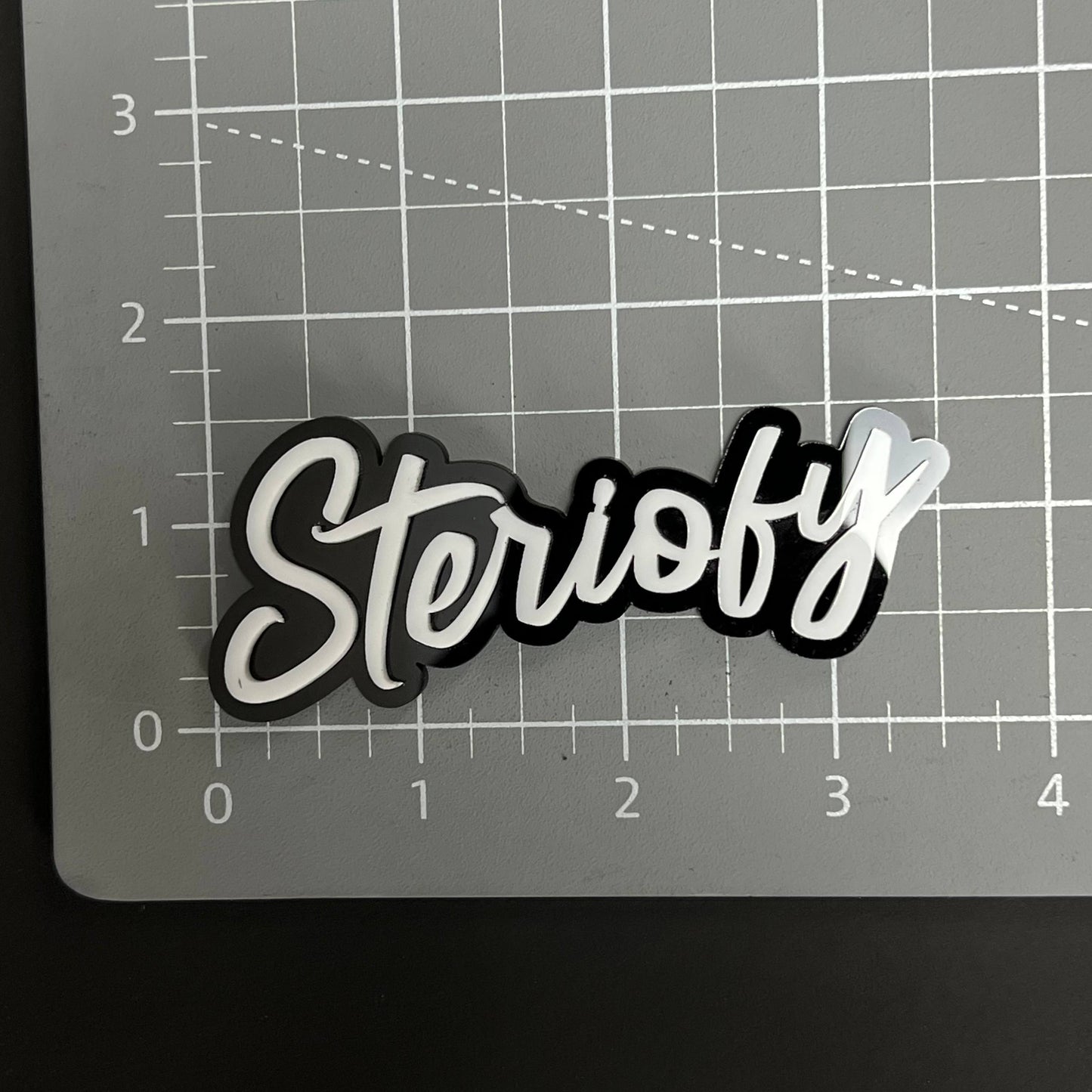 1PC Steriofy 3D Acrylic Badge - Car Truck Emblem Fender Tailgate Trunk Sticker