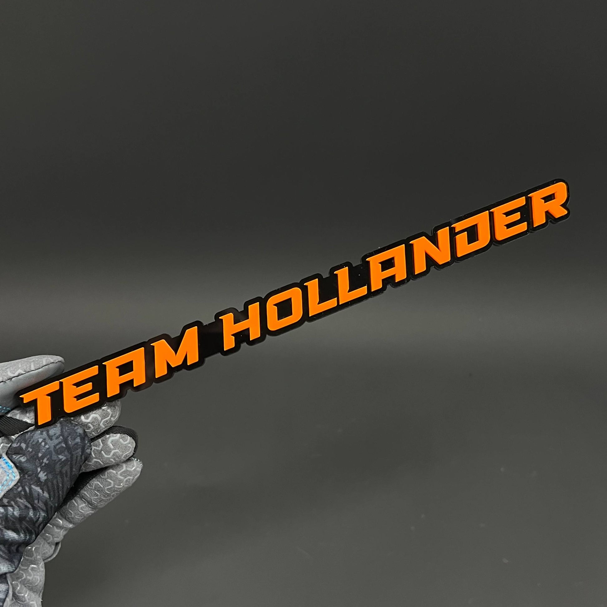 1PC TEAM HOLLANDER 3D Acrylic Badge - Car Truck Emblem Fender Sticker