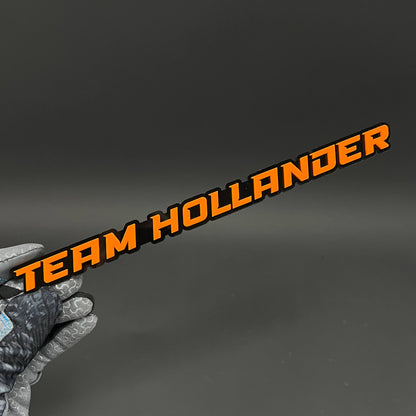1PC TEAM HOLLANDER 3D Acrylic Badge - Car Truck Emblem Fender Sticker