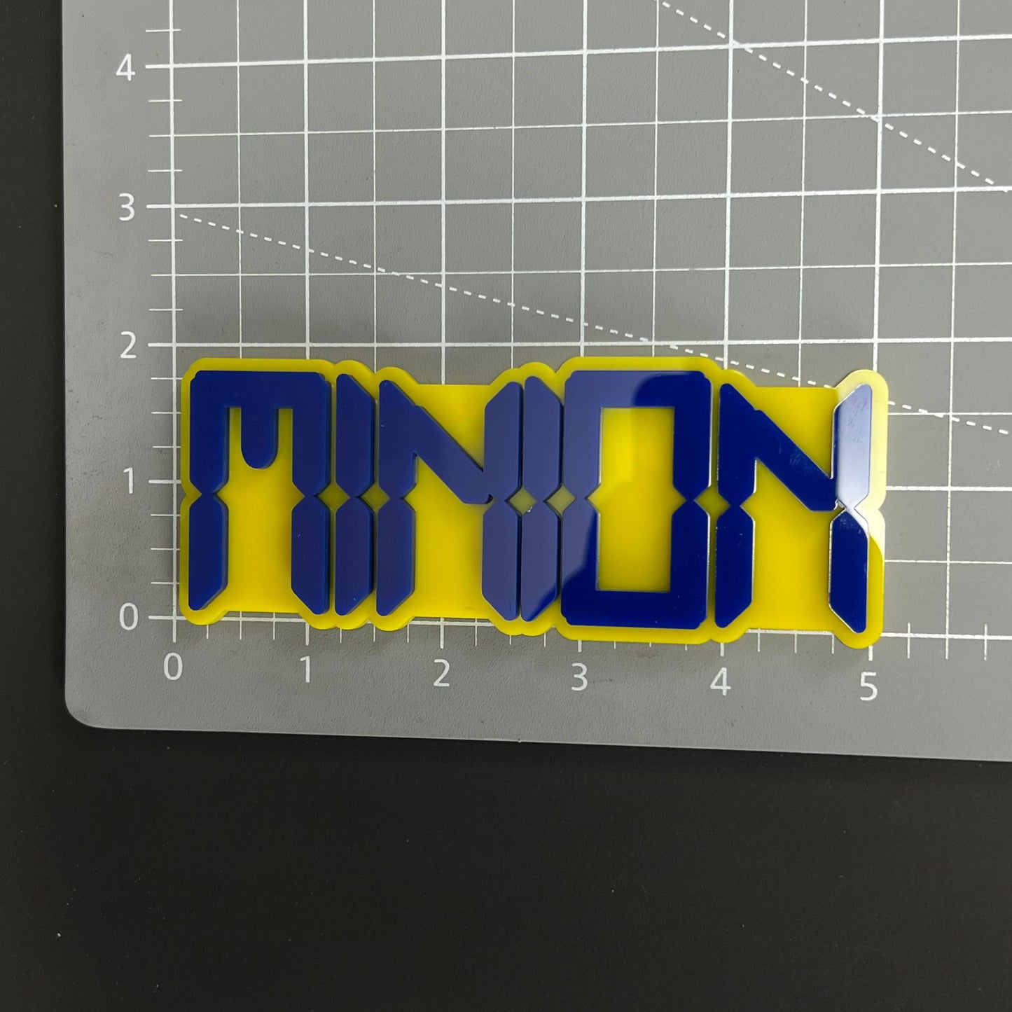 1PC MINION 3D Acrylic Badge - Car Truck Emblem Fender Tailgate Trunk Sticker