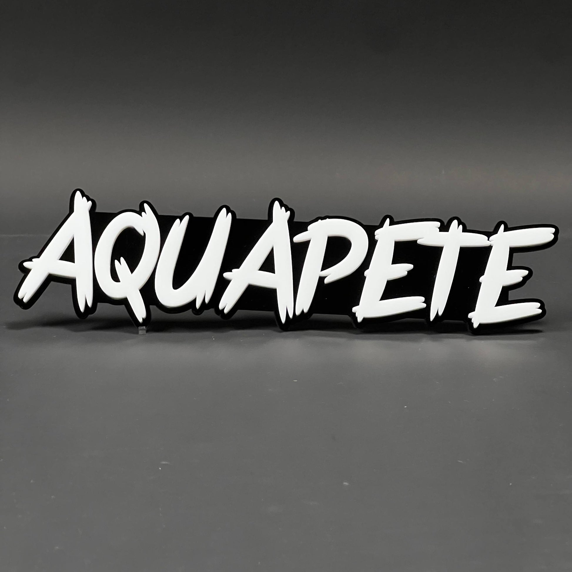 1PC AQUAPETE 3D Acrylic Badge - Car Truck Emblem Fender Tailgate Trunk Sticker