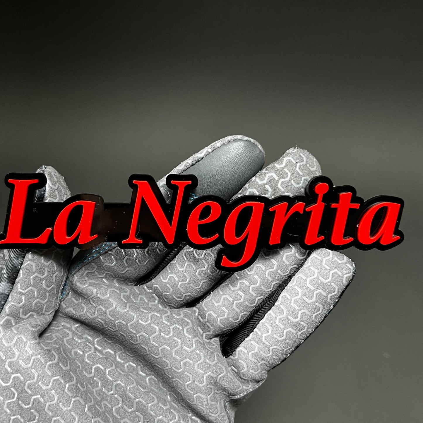 1PC La Negrita 3D Acrylic Badge - Car Truck Emblem Fender Tailgate Trunk Sticker