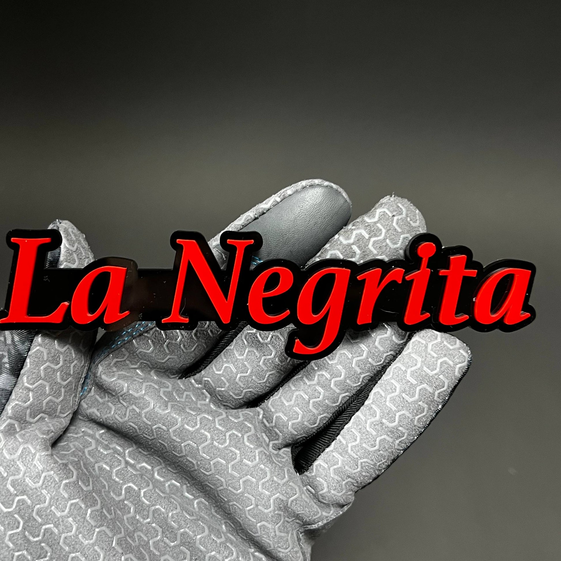 1PC La Negrita 3D Acrylic Badge - Car Truck Emblem Fender Tailgate Trunk Sticker