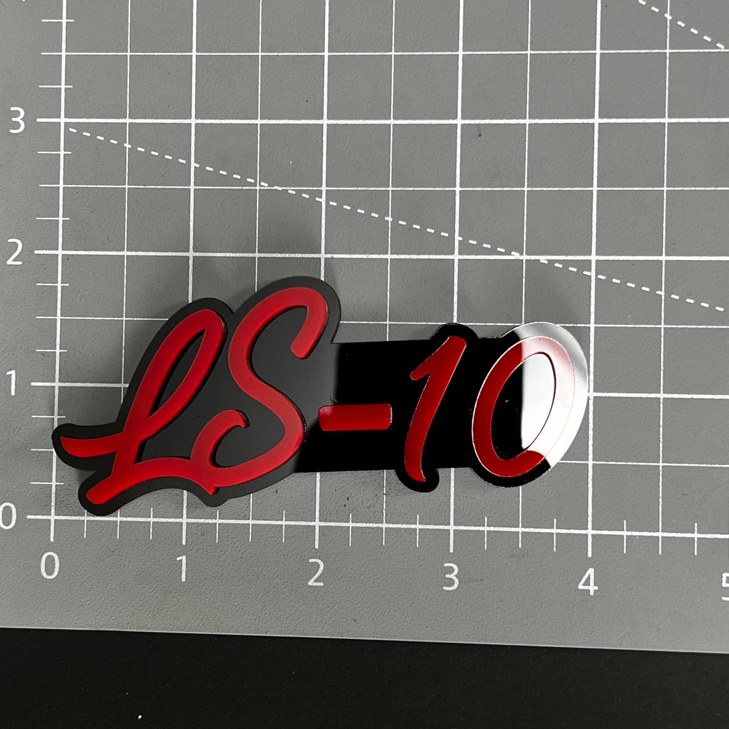 1PC LS-10 3D Acrylic Badge - Car Truck Emblem Fender Tailgate Trunk Sticker