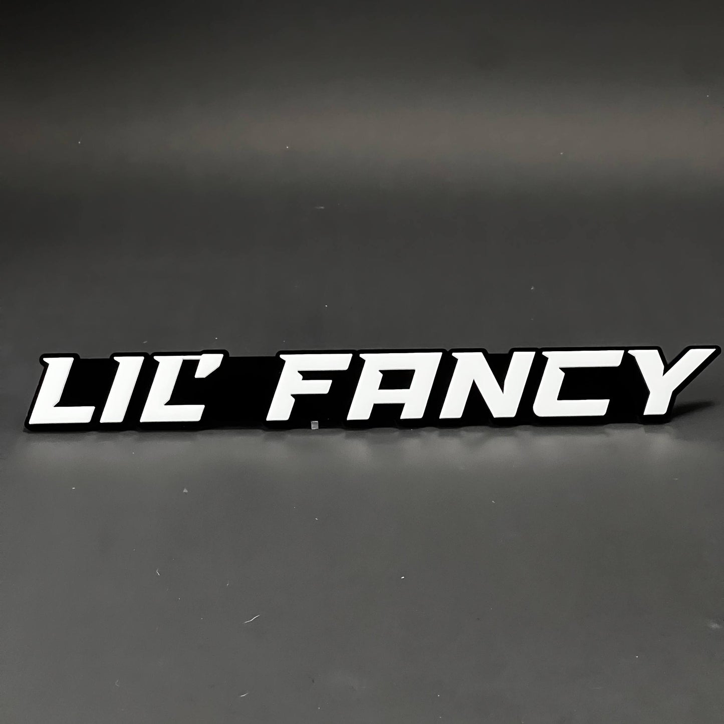 1PC LIL' FANCY 3D Acrylic Badge - Car Truck Emblem Fender Tailgate Trunk Sticker