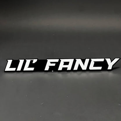 1PC LIL' FANCY 3D Acrylic Badge - Car Truck Emblem Fender Tailgate Trunk Sticker