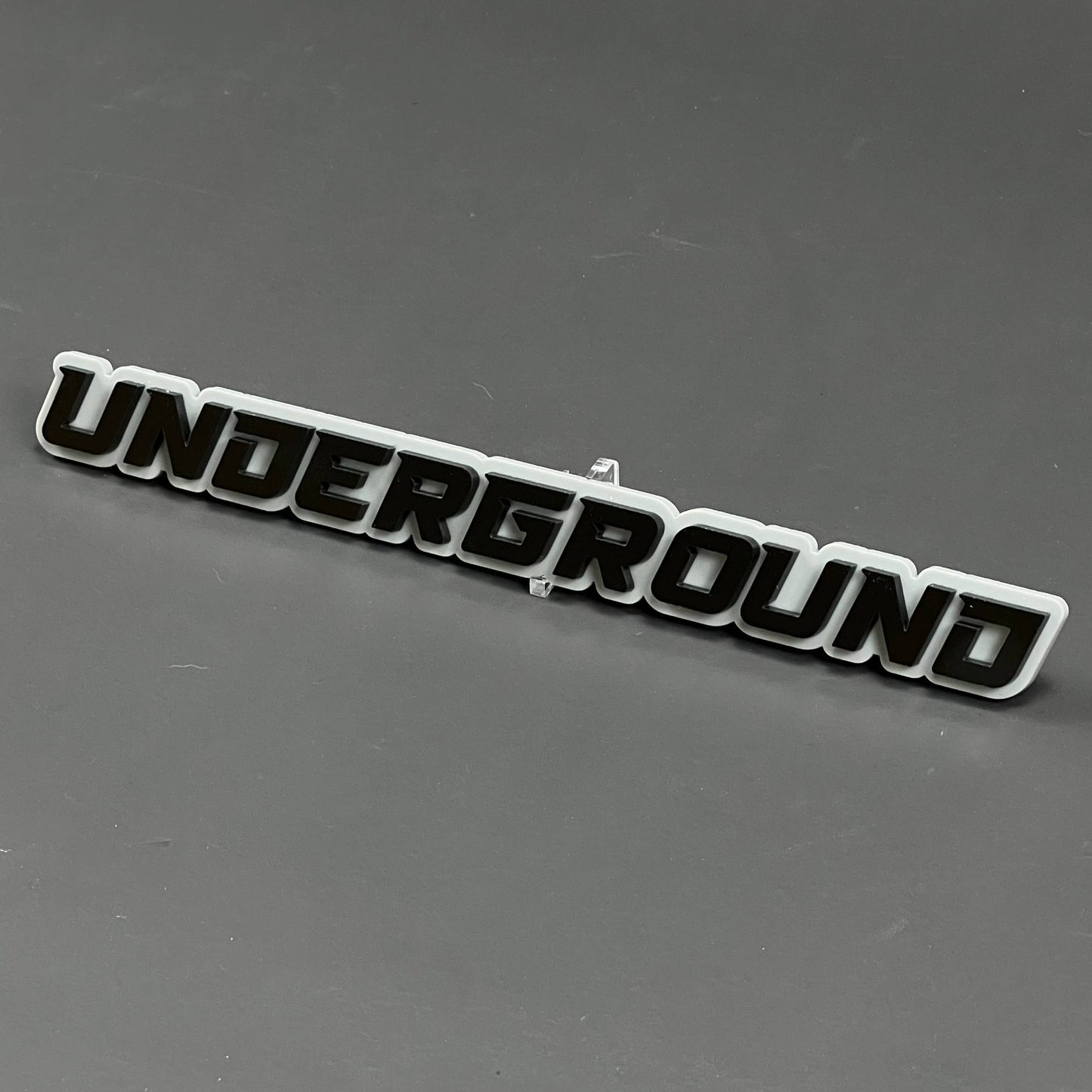 1PC UNDERGROUND 3D Acrylic Badge - Car Truck Emblem Fender Tailgate Trunk Sticker