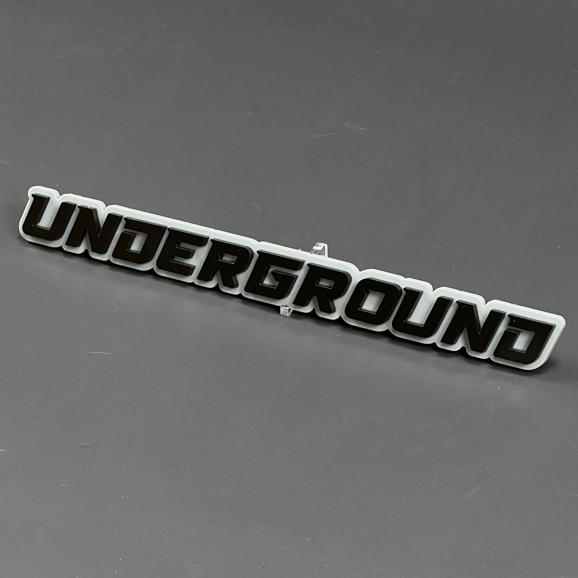1PC UNDERGROUND 3D Acrylic Badge - Car Truck Emblem Fender Tailgate Trunk Sticker