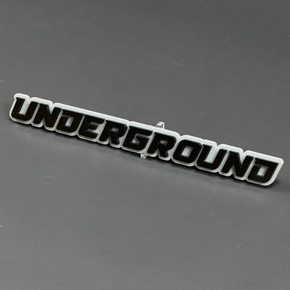 1PC UNDERGROUND 3D Acrylic Badge - Car Truck Emblem Fender Tailgate Trunk Sticker