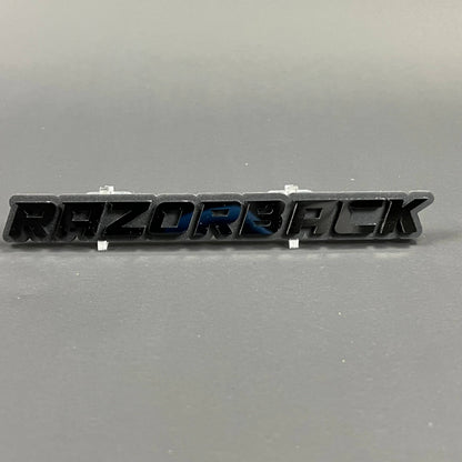 Razorback 3D Acrylic Badge - Car Truck Emblem Fender Tailgate Trunk Sticker