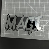 1PC MAGI 3D Acrylic Badge - Car Truck Emblem Fender Tailgate Trunk Sticker