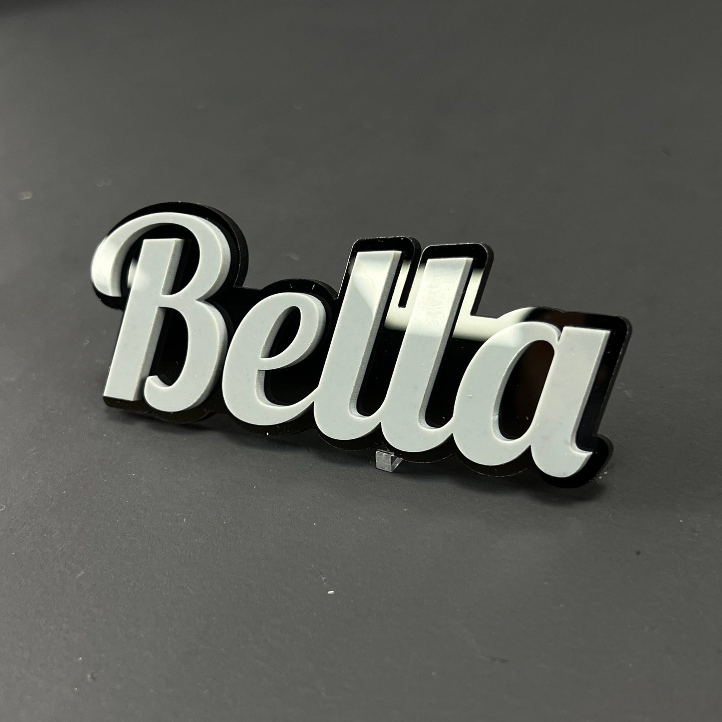 1PC Bella 3D Acrylic Badge - Car Truck Emblem Fender Tailgate Trunk Sticker