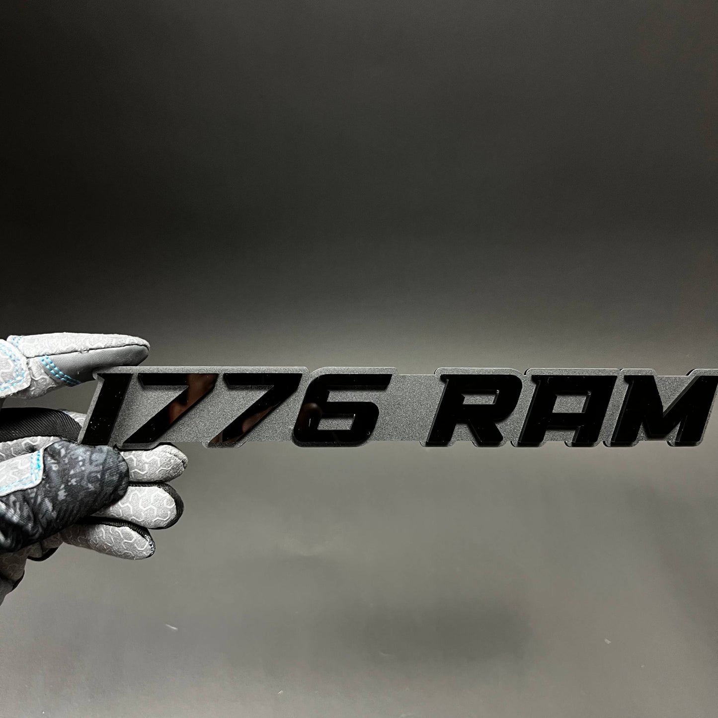 1PC 1776 RAM 3D Acrylic Badge - Car Truck Emblem Fender Tailgate Trunk Sticker