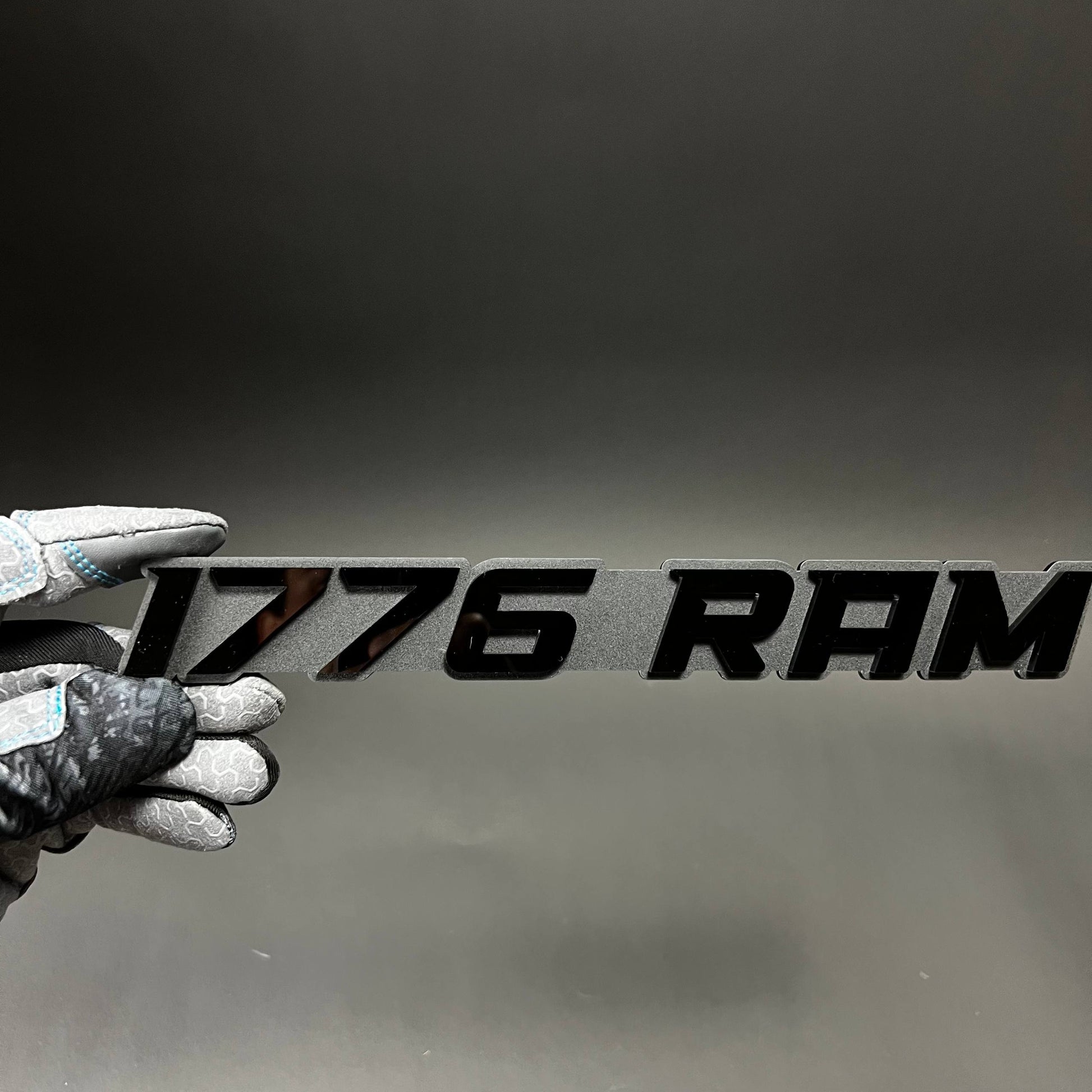 1PC 1776 RAM 3D Acrylic Badge - Car Truck Emblem Fender Tailgate Trunk Sticker