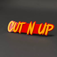 1PC CUT N UP 3D Acrylic Badge - Car Truck Emblem Fender Tailgate Trunk Sticker