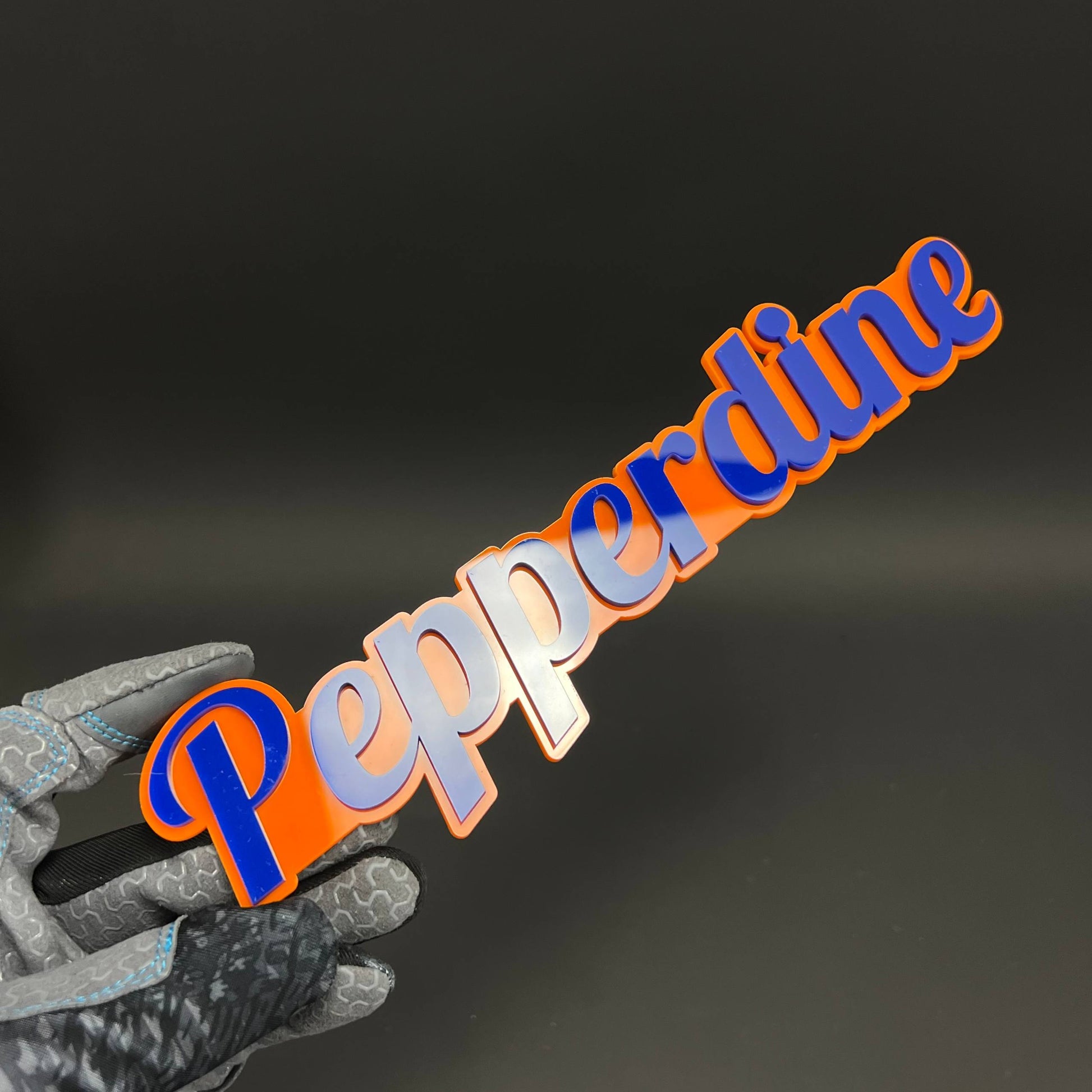 1PC Pepperdine 3D Acrylic Badge - Car Truck Emblem Fender Tailgate Trunk Sticker
