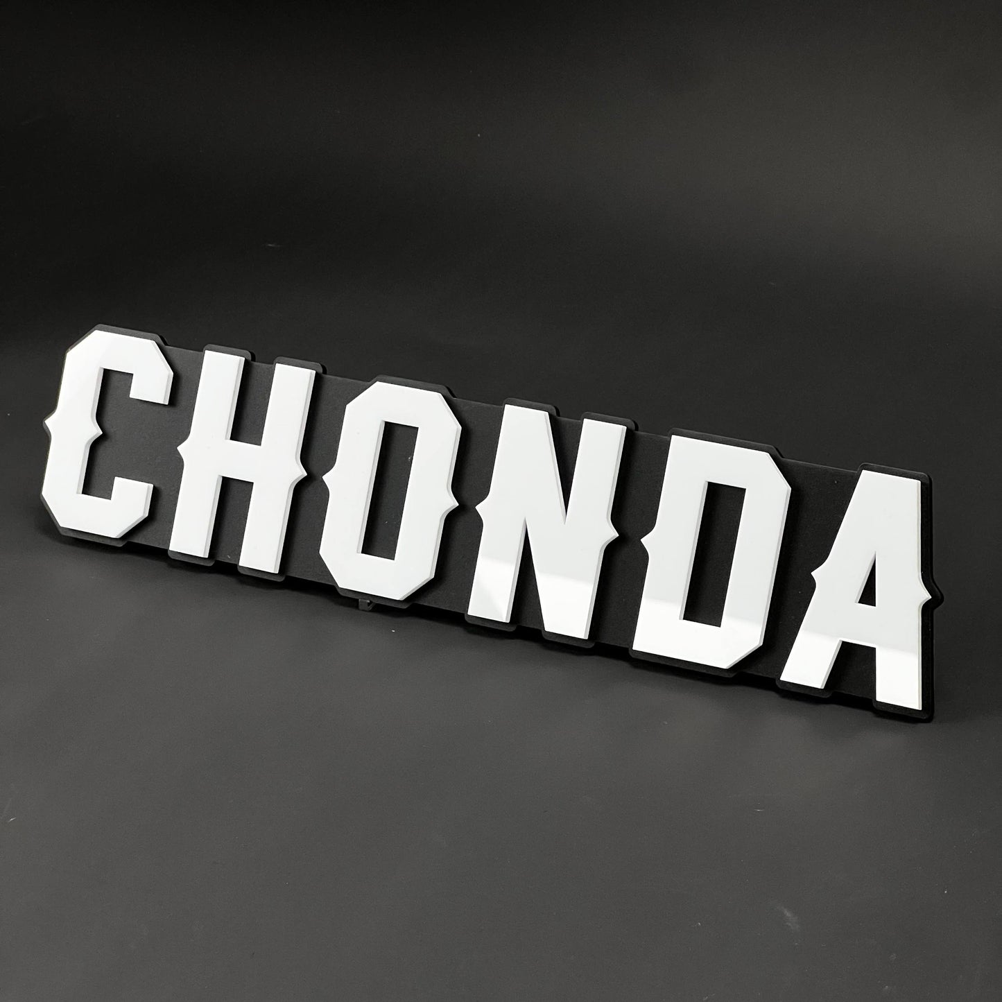 1PC CHONDA 3D Acrylic Badge - Car Truck Emblem Fender Tailgate Trunk Sticker