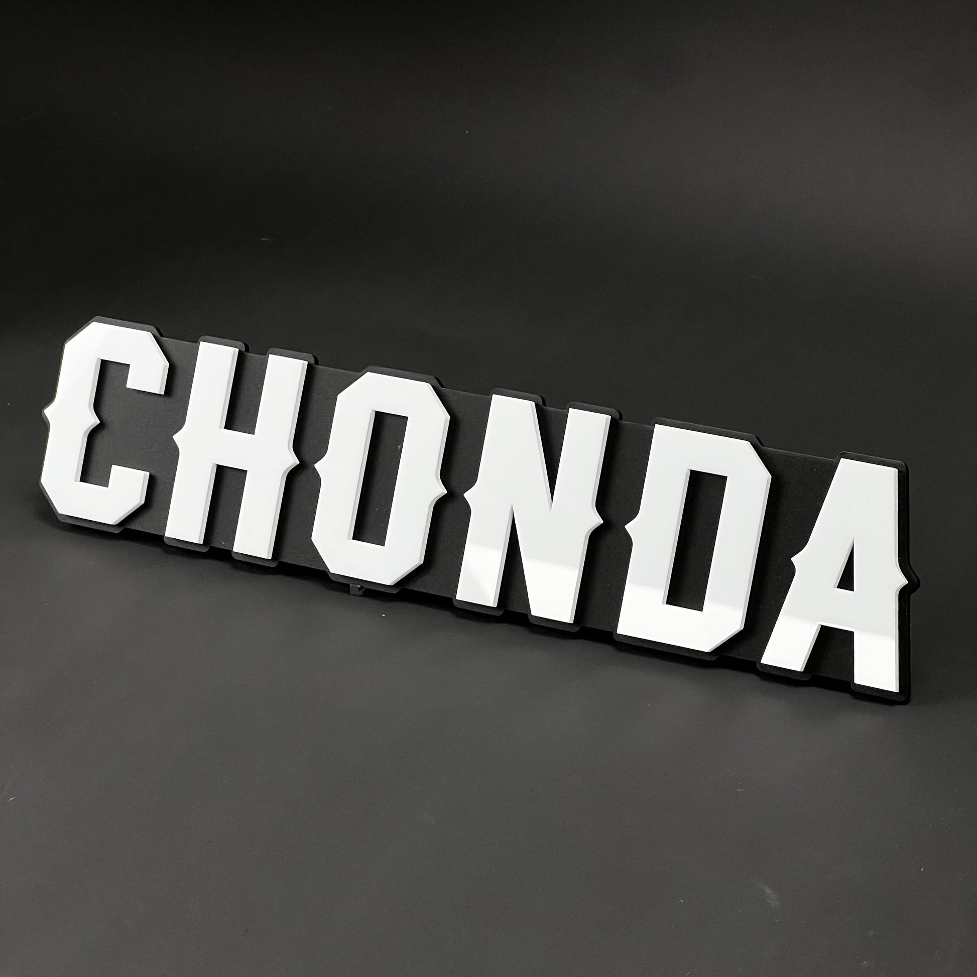 1PC CHONDA 3D Acrylic Badge - Car Truck Emblem Fender Tailgate Trunk Sticker