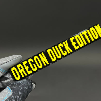 1PC OREGON DUCK EDITION 3D Acrylic Badge - Car Truck Emblem Fender Sticker