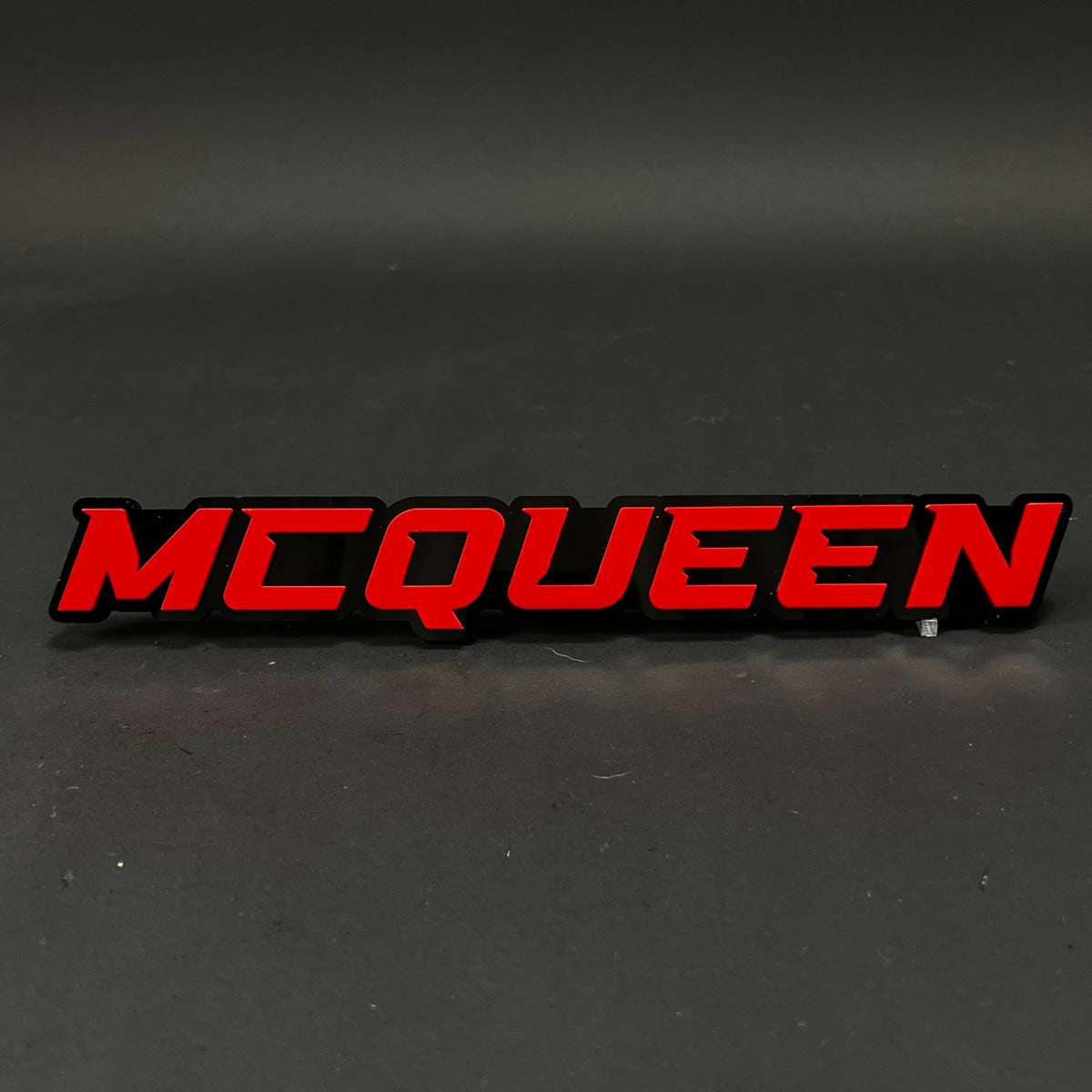 1PC MCQUEEN 3D Acrylic Badge - Car Truck Emblem Fender Tailgate Trunk Sticker