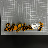 1PC SA Hornets 3D Acrylic Badge - Car Truck Emblem Fender Tailgate Trunk Sticker