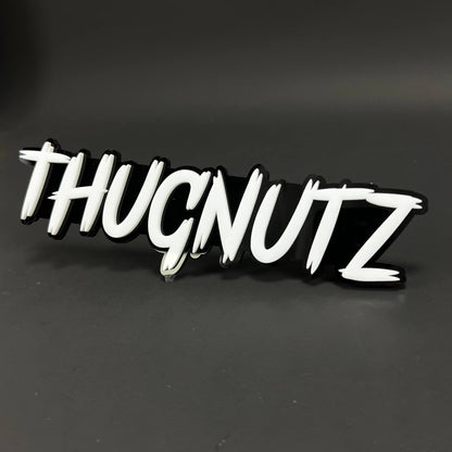 1PC THUGNUTZ 3D Acrylic Badge - Car Truck Emblem Fender Tailgate Trunk Sticker
