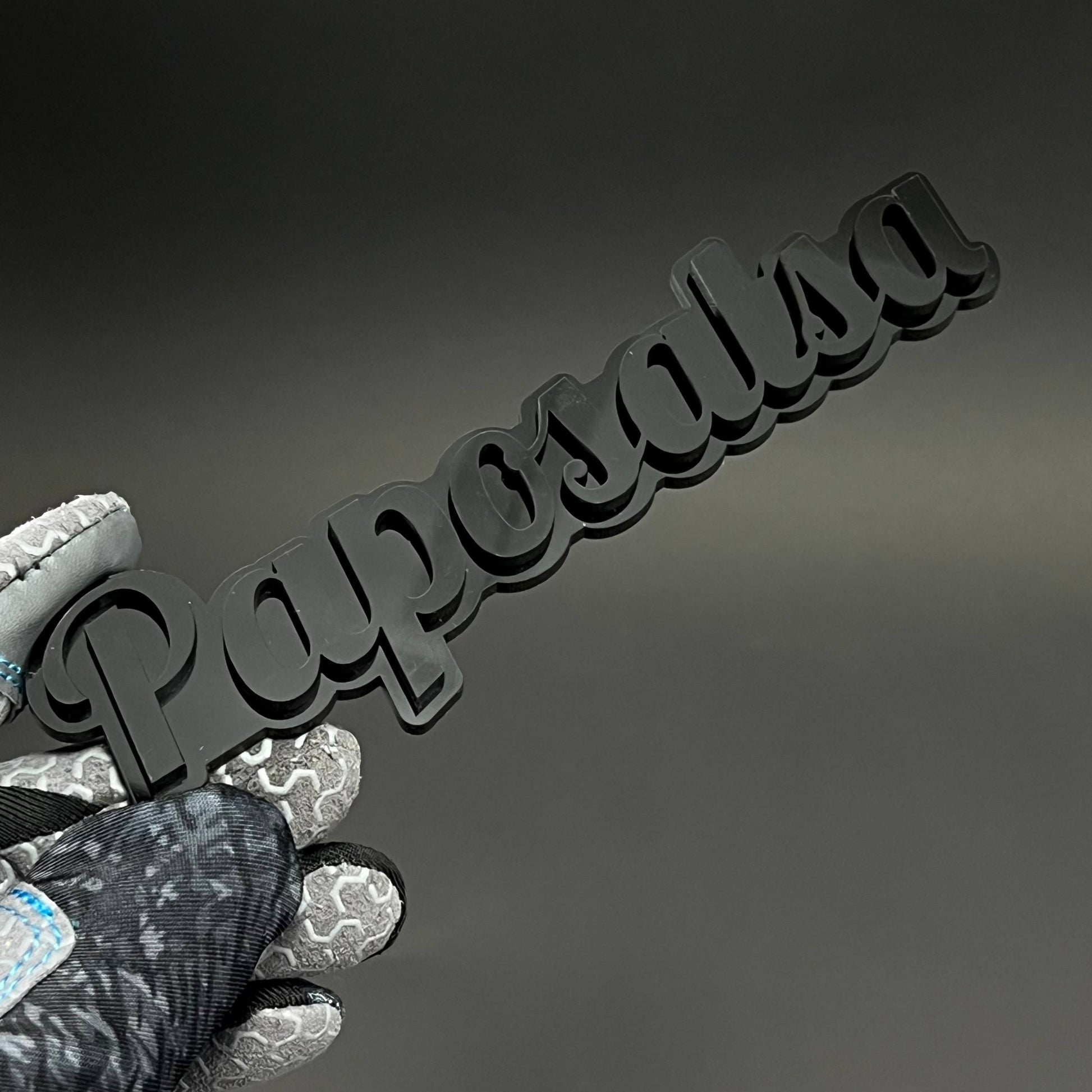 1PC Paposalsa 3D Acrylic Badge - Car Truck Emblem Fender Tailgate Trunk Sticker