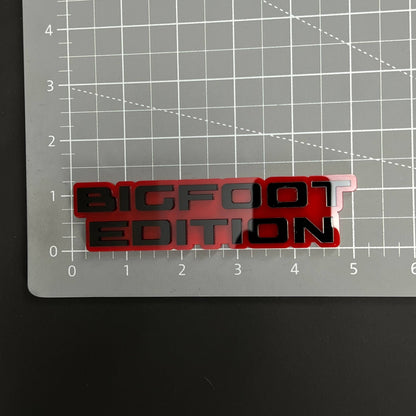 1PC BIGFOOT EDITION 3D Acrylic Badge - Car Truck Emblem Fender Sticker