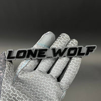 1PC LONE WOLF 3D Acrylic Badge - Car Truck Emblem Fender Tailgate Trunk Sticker