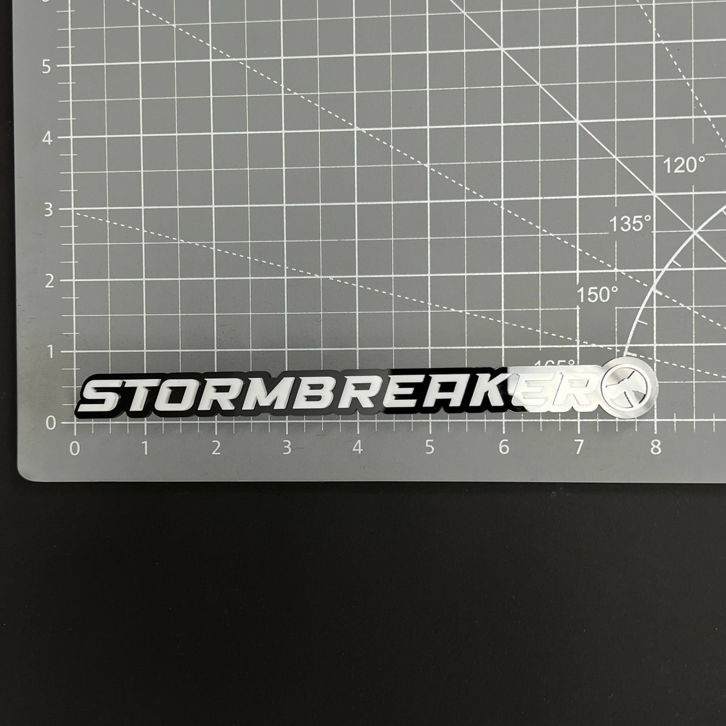 1PC STORMBREAKER 3D Acrylic Badge - Car Truck Emblem Fender Sticker