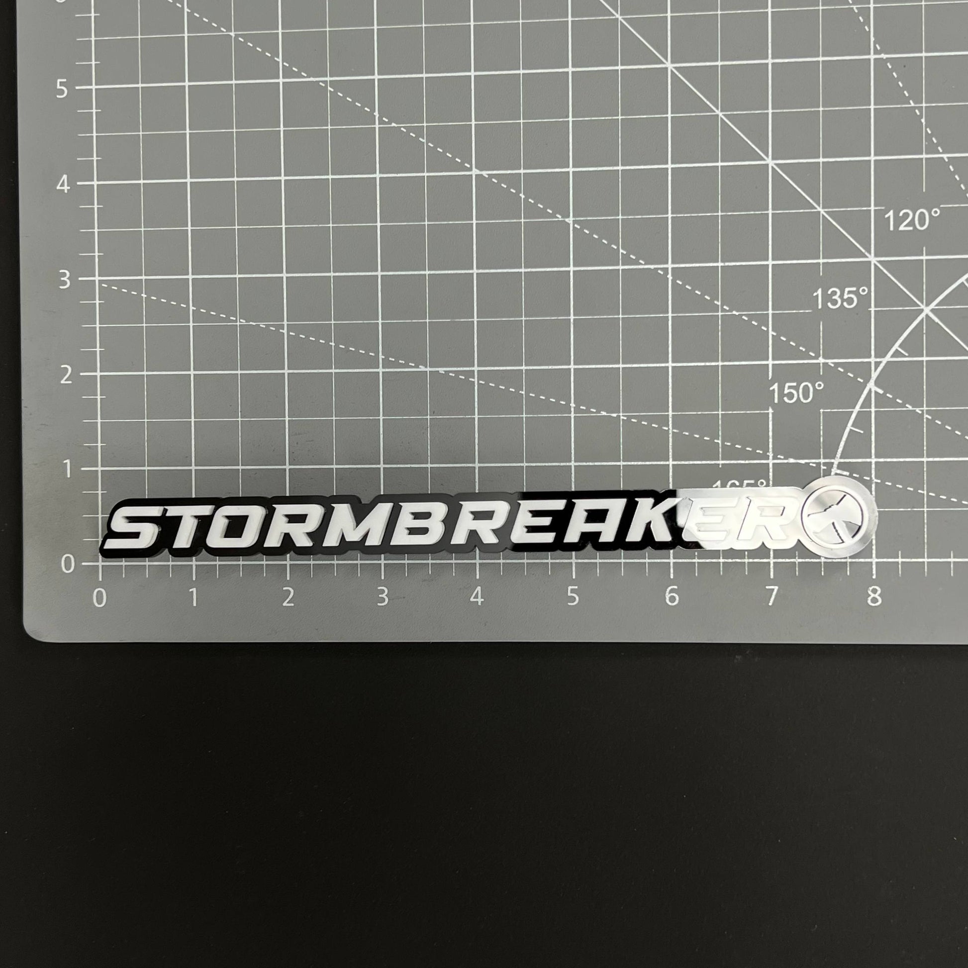 1PC STORMBREAKER 3D Acrylic Badge - Car Truck Emblem Fender Sticker