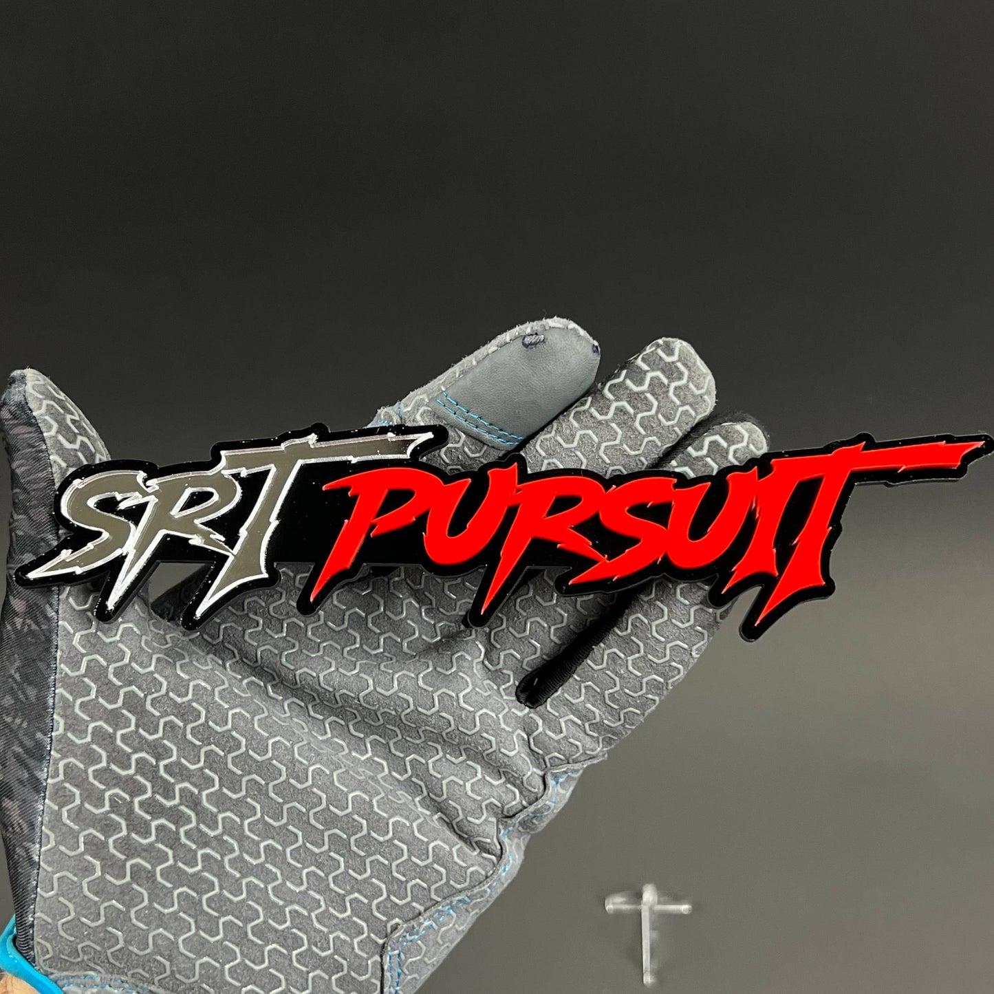 SRT PURSUIT 3D Acrylic Badge - Car Truck Emblem Fender Tailgate Trunk Sticker