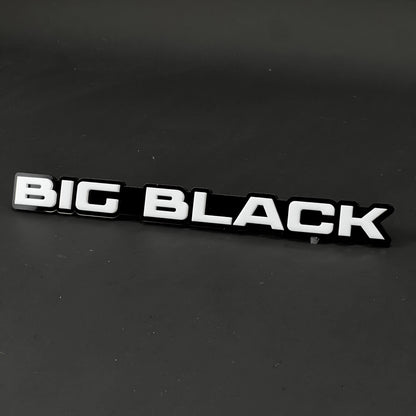 1PC BIG BLACK 3D Acrylic Badge - Car Truck Emblem Fender Tailgate Trunk Sticker