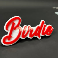 1PC Birdie 3D Acrylic Badge - Car Truck Emblem Fender Tailgate Trunk Sticker