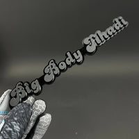 1PC Big Body Jihadi 3D Acrylic Badge - Car Truck Emblem Fender Sticker