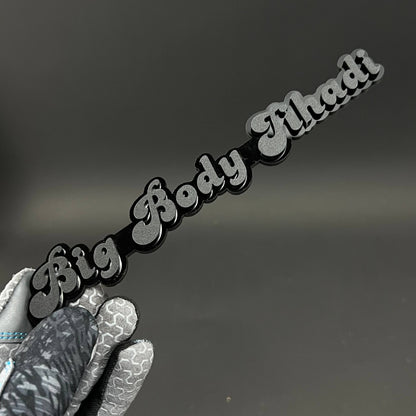 1PC Big Body Jihadi 3D Acrylic Badge - Car Truck Emblem Fender Sticker