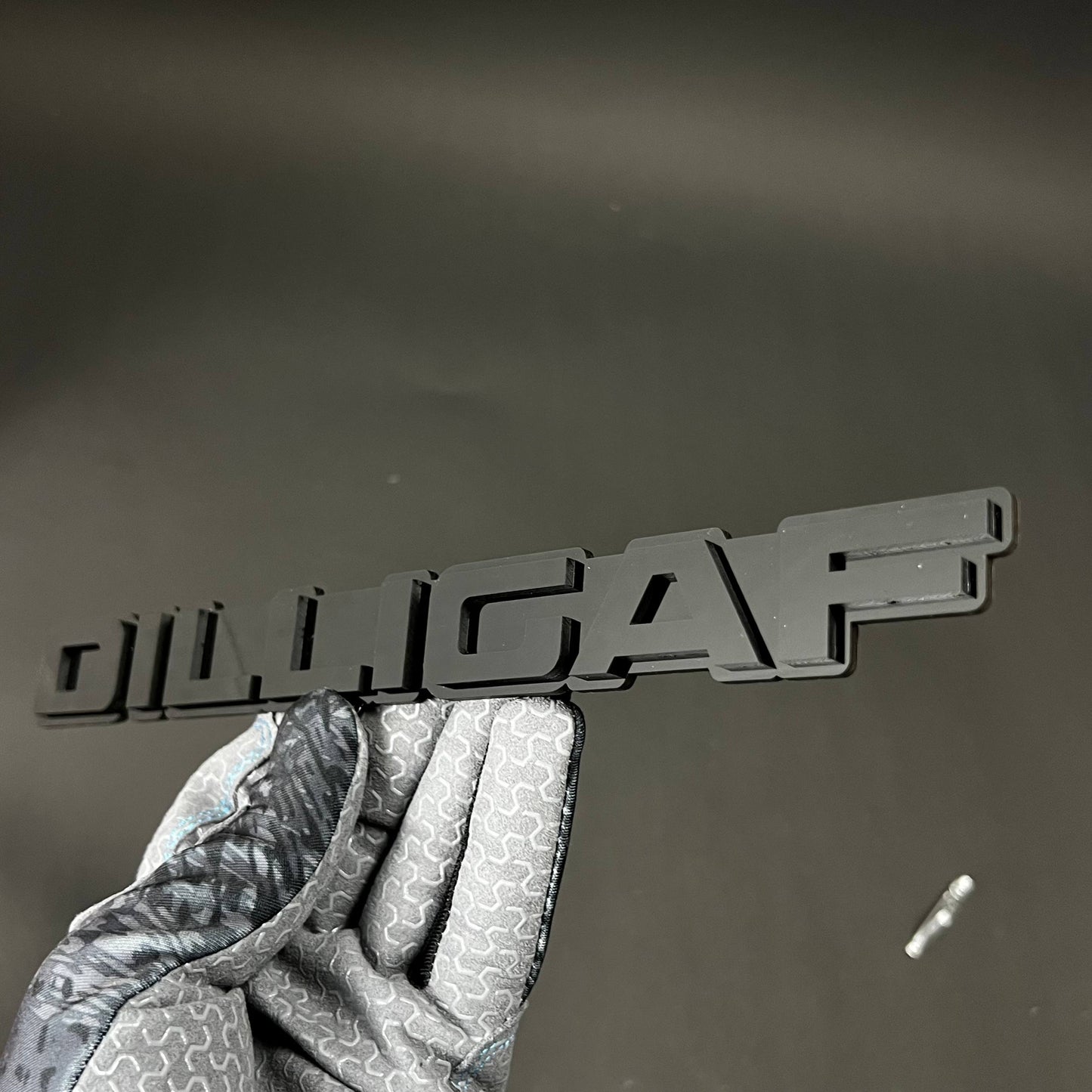 1PC DILLIGAF 3D Acrylic Badge - Car Truck Emblem Fender Tailgate Trunk Sticker