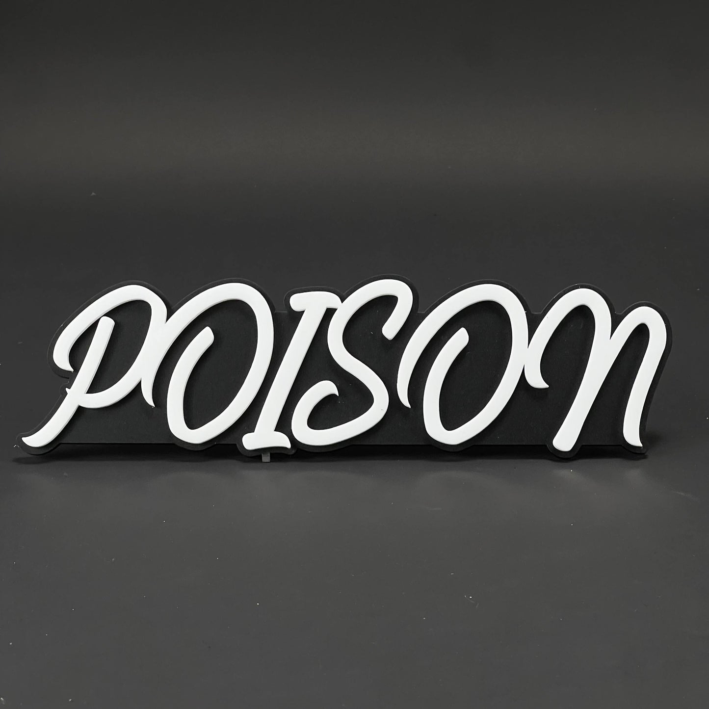 1PC POISON 3D Acrylic Badge - Car Truck Emblem Fender Tailgate Trunk Sticker