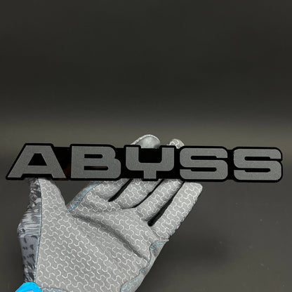 1PC ABYSS 3D Acrylic Badge - Car Truck Emblem Fender Tailgate Trunk Sticker