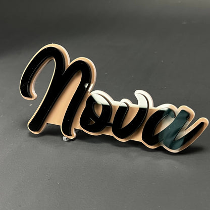 1PC Nova 3D Acrylic Badge - Car Truck Emblem Fender Tailgate Trunk Sticker