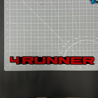 1PC 4RUNNER 3D Acrylic Badge - Car Truck Emblem Fender Tailgate Trunk Sticker