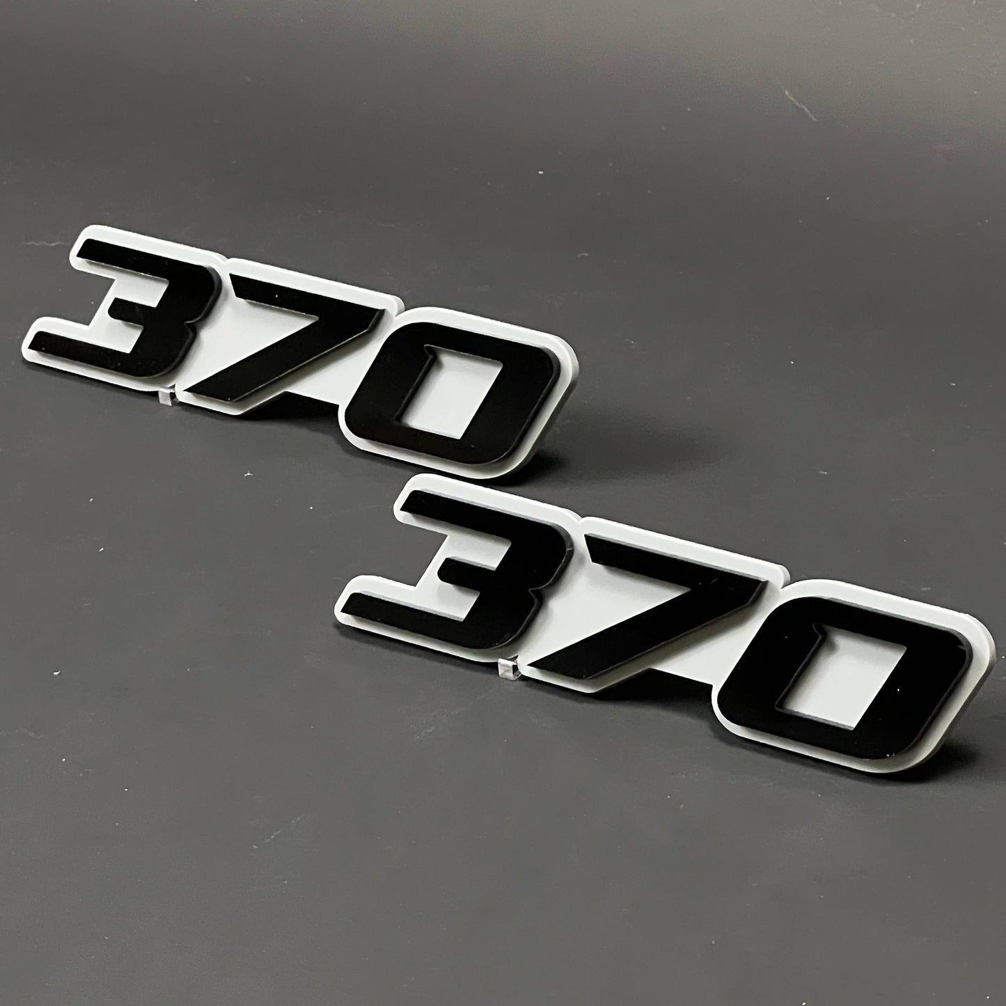 1PC 370 3D Acrylic Badge - Car Truck Emblem Fender Tailgate Trunk Sticker