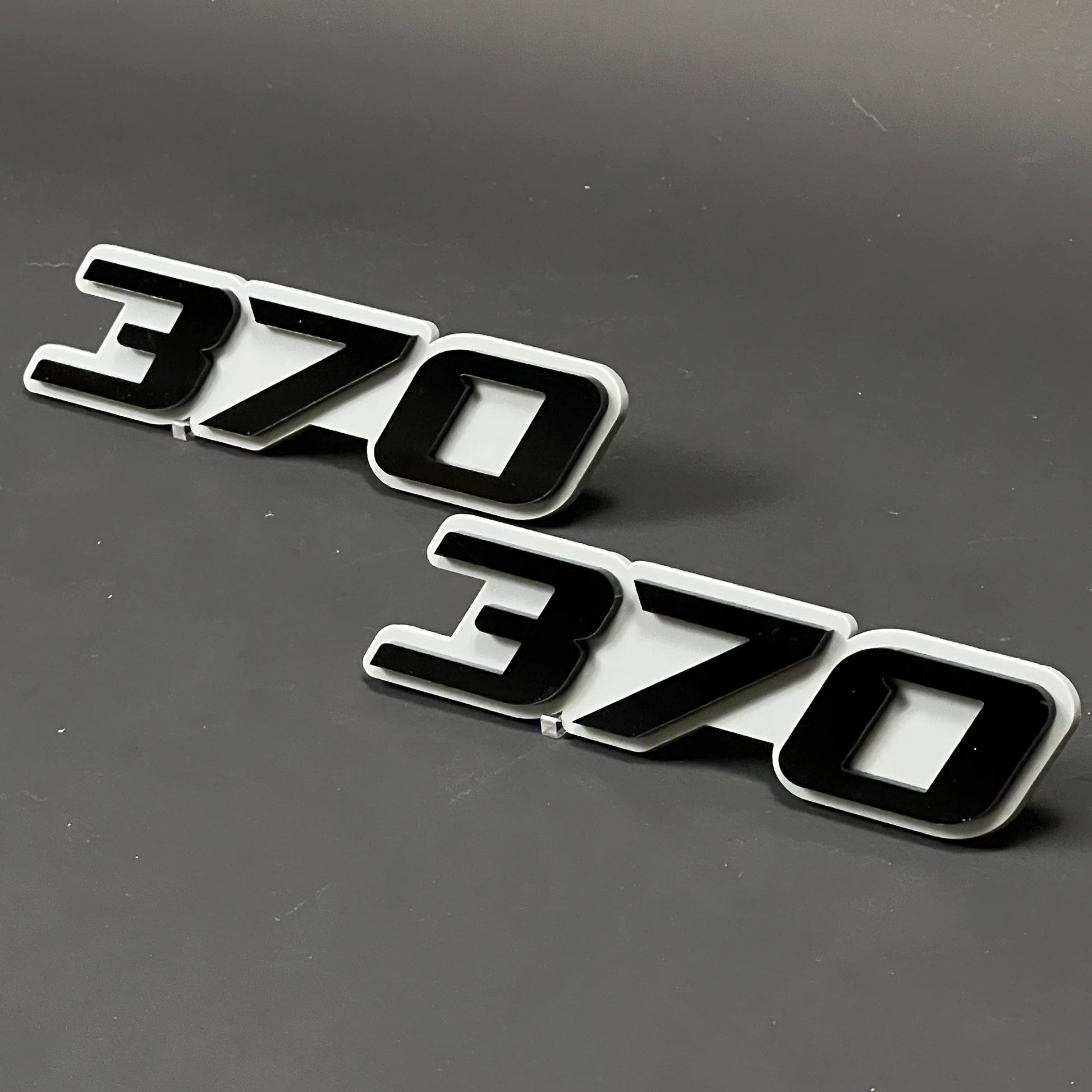 1PC 370 3D Acrylic Badge - Car Truck Emblem Fender Tailgate Trunk Sticker