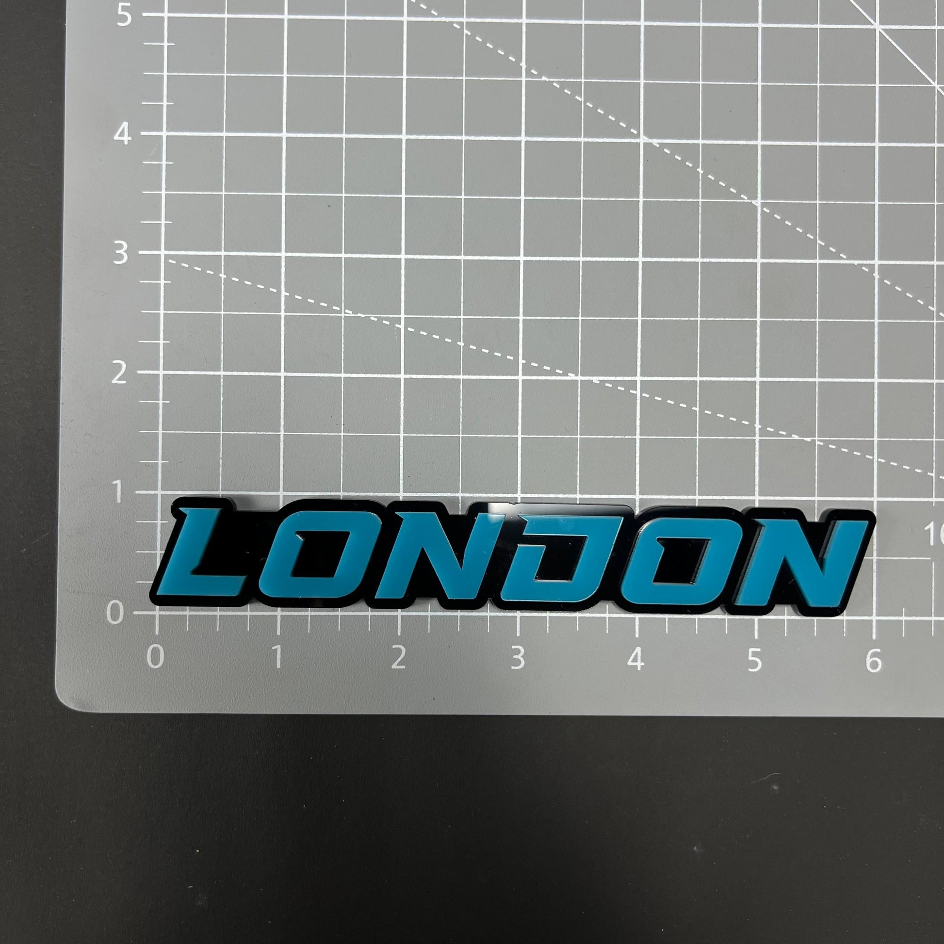1PC LONDON 3D Acrylic Badge - Car Truck Emblem Fender Tailgate Trunk Sticker