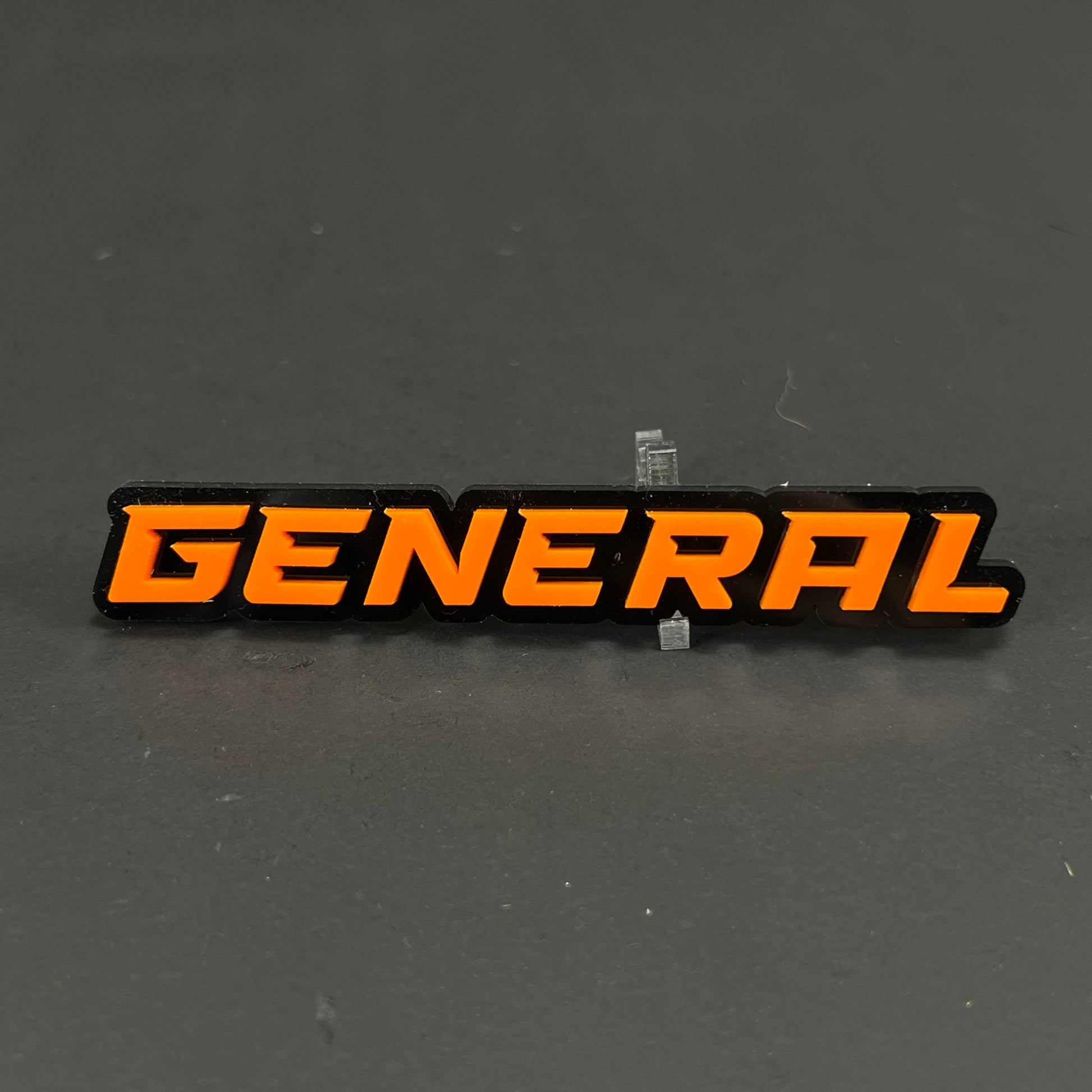 1PC GENERAL 3D Acrylic Badge - Car Truck Emblem Fender Tailgate Trunk Sticker