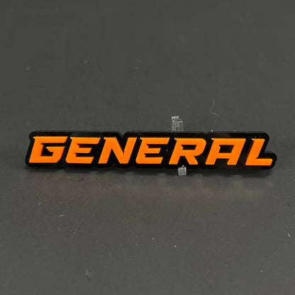 1PC GENERAL 3D Acrylic Badge - Car Truck Emblem Fender Tailgate Trunk Sticker